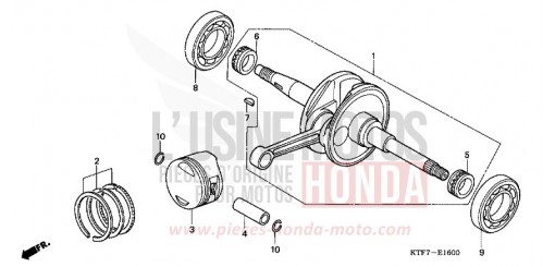 VILEBREQUIN/PISTON SH1256 de 2006